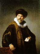 REMBRANDT Harmenszoon van Rijn Portrait of Nicolaes Ruts Spain oil painting artist
